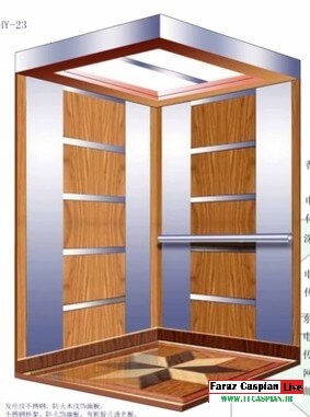 کابین آسانسور استیل mdf
